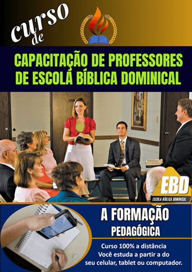 CURSO CAPACITAÇÃO DE PROFESSORES DE ESCOLA DOMINICAL